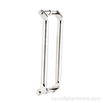 Manija de la puerta de vidrio de acero inoxidable